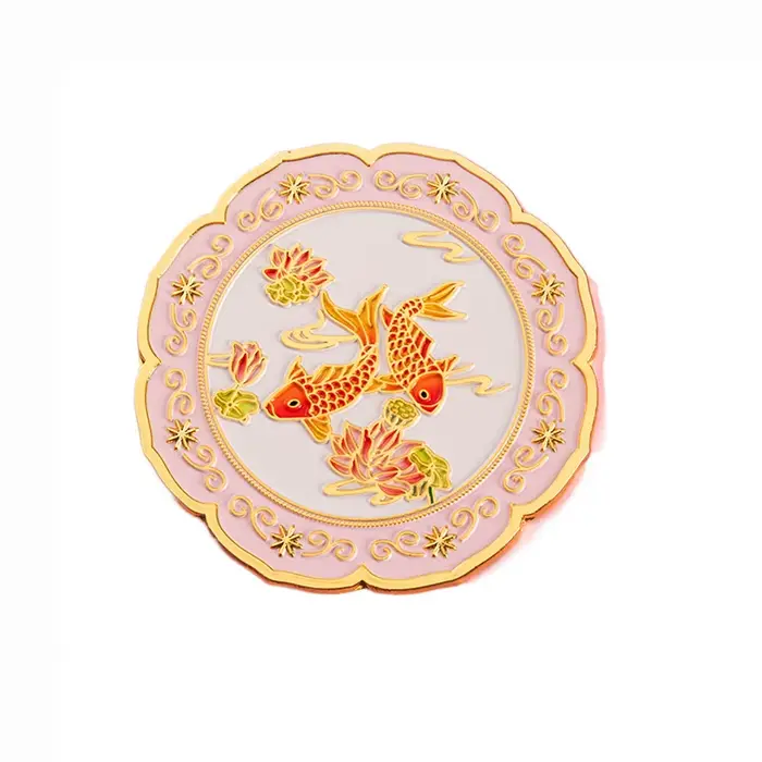 Miroir de maquillage Vintage à fleurs 3D, Style chinois, dessin animé exquis, papillon texturé, miro