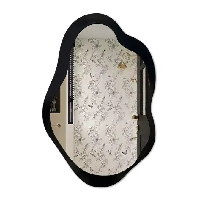 Miroir lumineux esthétique tendance, Simple, Vintage, professionnel, permettant de gagner de l'espac