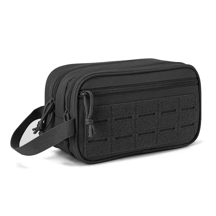 LHI trousse de toilette tactique pour hommes sac d'hygiène compartiment étanche outil de voyage Moll