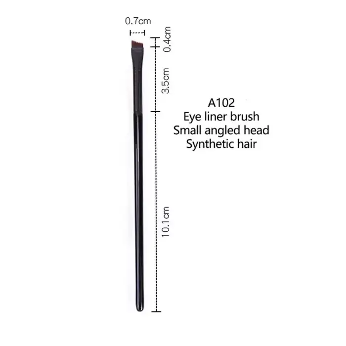 Brosse à sourcils et Eyeliner, professionnelle, petit angle, pour Contour des sourcils, Fine, outils