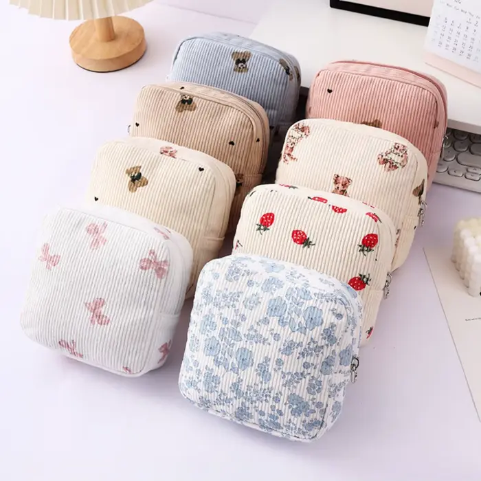 Petite trousse de maquillage mignonne pour sac à main