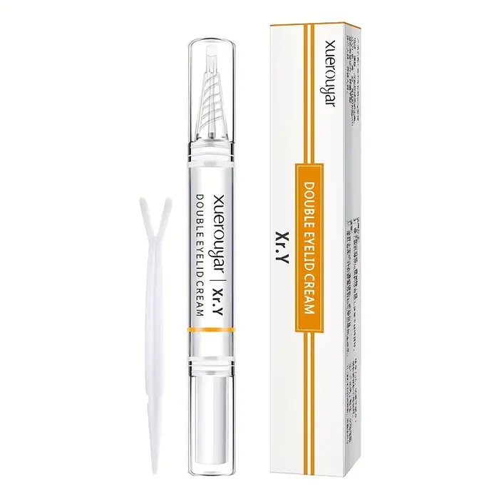 Crème de modelage pour paupières doubles, Crème fixante pour paupières doubles, Stylo de maquillage 