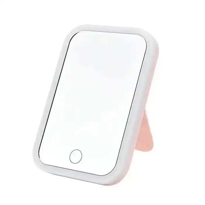 Miroir de maquillage à 16 LED, Type de Table, miroir de beauté Portable simple face, dortoir d'étudi