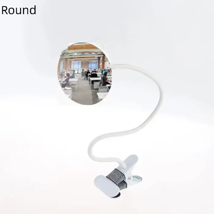 Application de cils sans effort avec 360 °   Miroir HD à pince flexible réglable