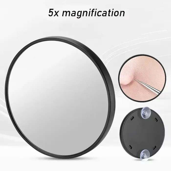 9cm 5X/10X/15X Magnifying Mirror Suction Cup Women Beauty Makeup Cosmetic Shower Home Magnification 