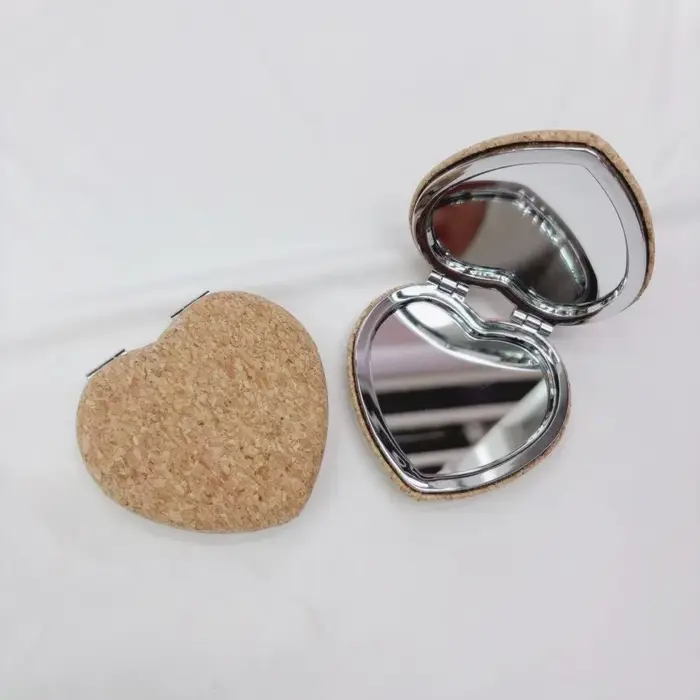 Petit miroir pliant Vintage, rond de maquillage, grossissant, Portable, accessoires de décoration po