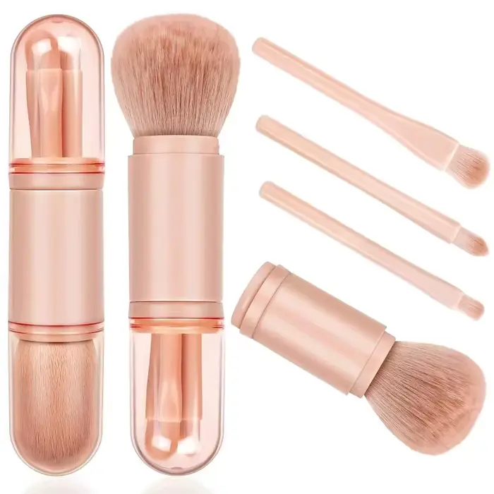 Ensemble de pinceaux de maquillage de voyage